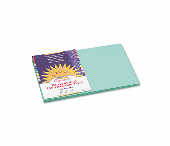PAC7907 Construction Paper, 58 lbs., 12 x 18, Medium Green, 50 Sheets/Pack By PACON CORPORATION