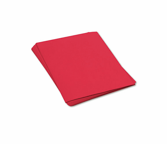 PAC9917 Construction Paper, 58 lbs., 18 x 24, Holiday Red, 50 Sheets/Pack By PACON CORPORATION