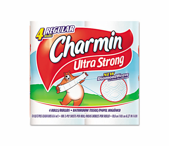 PAG23992 Ultra Strong Two-Ply Bathroom Tissue, 88 Sheets/Roll, 4/Pack By PROCTER & GAMBLE