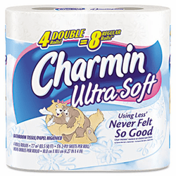 PAG29685PK Ultra Soft Big Roll Bath Tissue, 176 Sheets/Roll, 4/Pack By PROCTER & GAMBLE