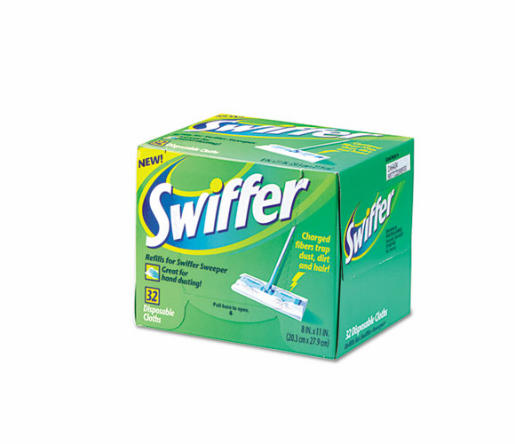 PAG33407BX Dry Refill System, Cloth, White, 32/Box By PROCTER & GAMBLE