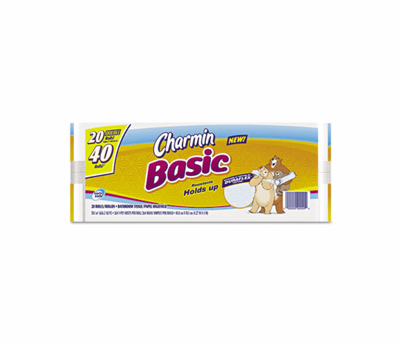 PAG50916 Basic Big Roll, One-Ply, 264 Sheets Per Roll, 20/Pack By PROCTER & GAMBLE