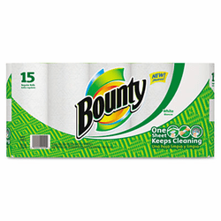 PAG81461 Perforated Paper Towels, 9 x 10.4, White, 48 Sheets/Roll, 15/Pack By PROCTER & GAMBLE