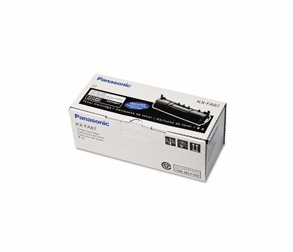 PANKXFA87 KXFA87 Toner, 5000 Page-Yield, Black By PANASONIC