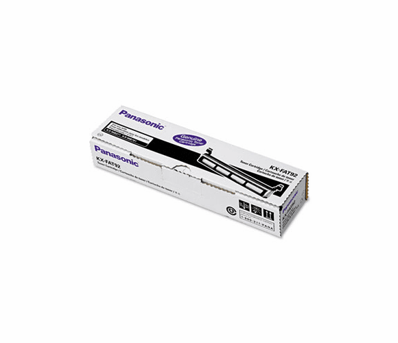 PANKXFAT92 KXFAT92 Toner, 2000 Page-Yield, Black By PANASONIC