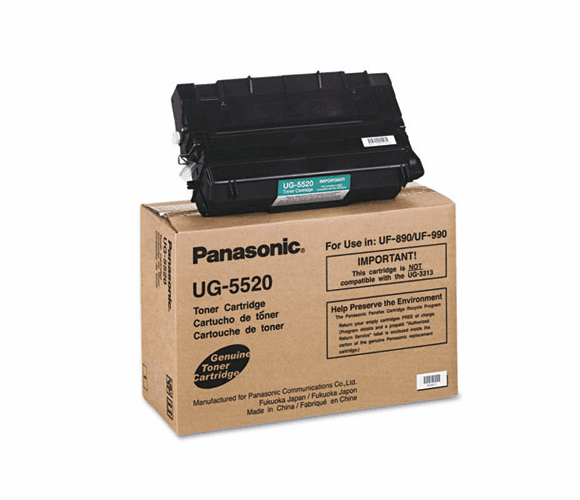 PANUG5520 UG5520 Toner, 12000 Page-Yield, Black By PANASONIC