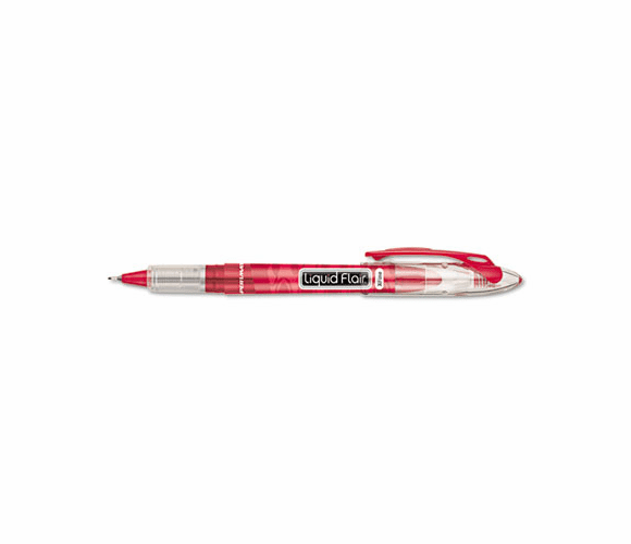 PAP31002BH Liquid Flair Porous Point Stick Pen, Red Ink, Extra Fine, Dozen By SANFORD