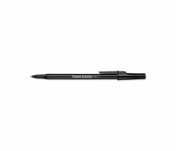 PAP3331131 Ballpoint Stick Pen, Black Ink, Medium, Dozen By SANFORD
