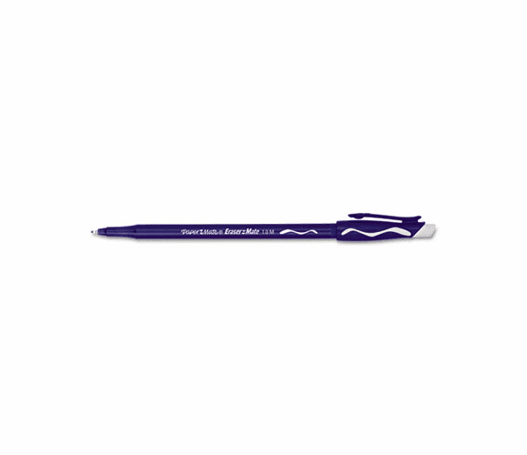 PAP3910158 Eraser Mate Ballpoint Stick Erasable Pen, Blue Ink, Medium, Dozen By SANFORD