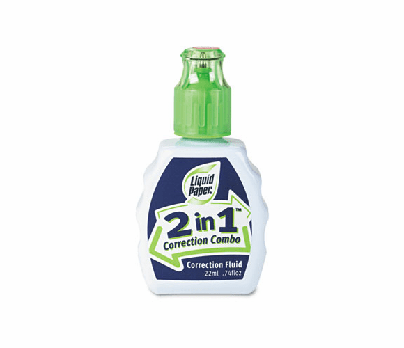 PAP42030 2-In-1 Correction Combo, 22 ml Bottle, White By SANFORD