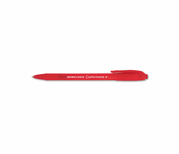 PAP6320187 ComfortMate Ballpoint Retractable Pen, Red Ink, Medium, Dozen By SANFORD