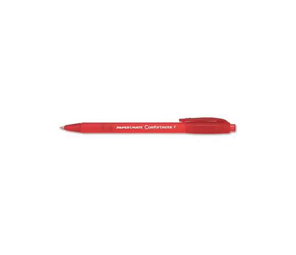 PAP6370187 ComfortMate Ballpoint Retractable Pen, Red Ink, Fine, Dozen By SANFORD