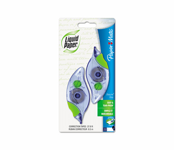PAP662415 DryLine Grip Correction Tape, Non-Refillable, 1/5" x 335", 2/Pack By SANFORD
