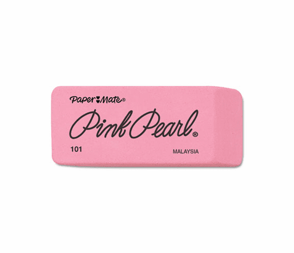 PAP70521 Pink Pearl Eraser, Large, 12/Box By SANFORD