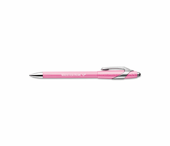 PAP70674 FlexGrip Elite Pink Ribbon Pen, Ballpoint, Retractable, Black Ink, Medium, 36/Bx By SANFORD