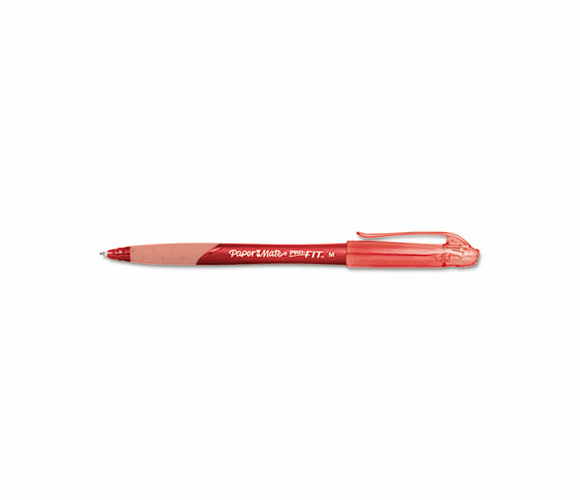 PAP70711 Pro-FIT Ballpoint Stick Pen, Red Ink, Medium, Dozen By SANFORD
