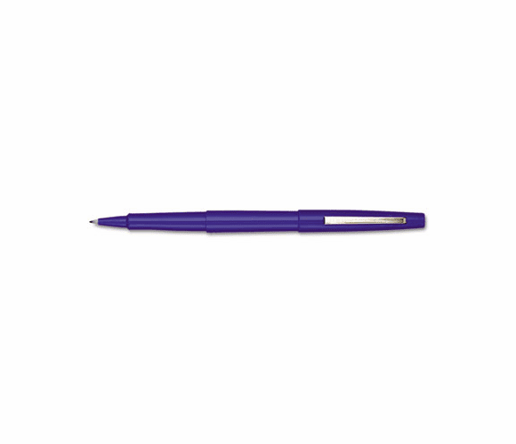 PAP8410152 Point Guard Flair Porous Point Stick Pen, Blue Ink, Medium, Dozen By SANFORD