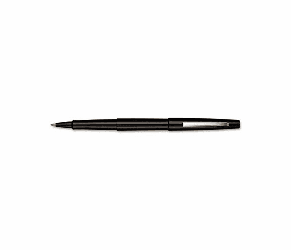 PAP8430152 Point Guard Flair Porous Point Stick Pen, Black Ink, Medium, Dozen By SANFORD