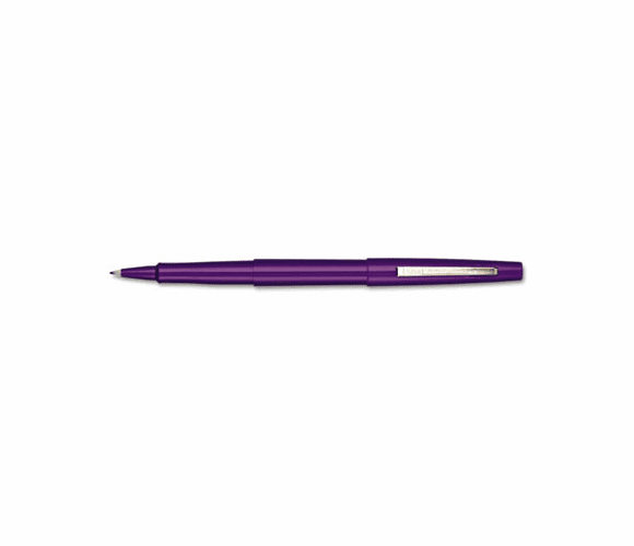 PAP8450152 Point Guard Flair Porous Point Stick Pen, Purple Ink, Medium, Dozen By SANFORD