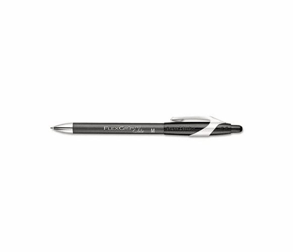 PAP85580 FlexGrip Elite Ballpoint Retractable Pen, Black Ink, Medium, Dozen By SANFORD