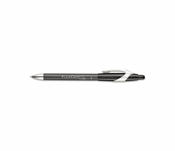 PAP85582 FlexGrip Elite Ballpoint Retractable Pen, Black Ink, Fine, Dozen By SANFORD