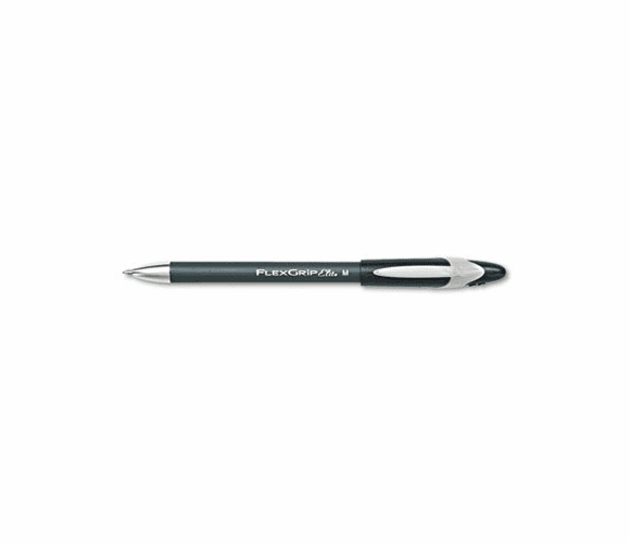 PAP85585 FlexGrip Elite Ballpoint Stick Pen, Black Ink, Medium, Dozen By SANFORD