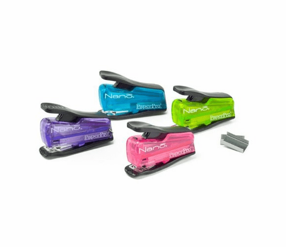 PaperPro 1800 Nano Mini Stapler - 5 Pack - Assorted Colors