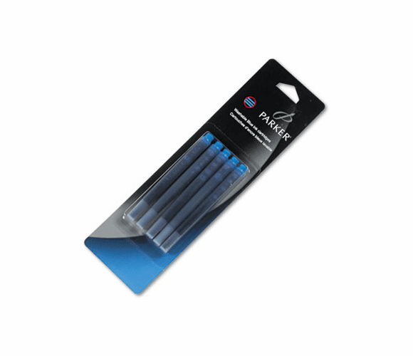 PAR3016031PP Refill Cartridge for Washable Ink Fountain Pens, Blue Ink, 5/Pack By SANFORD