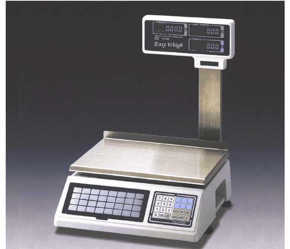 PC-100-PV Advanced Price Computing & POS Scale - Pole VFD  By Easy Weigh
