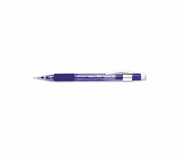 PENAL27TV Icy Mechanical Pencil, 0.70 mm, Transparent Violet Barrel By PENTEL OF AMERICA
