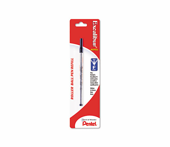PENBFL5BPCK6 Universal Refill for Roller Ball Pens, Fine, Blue By PENTEL OF AMERICA