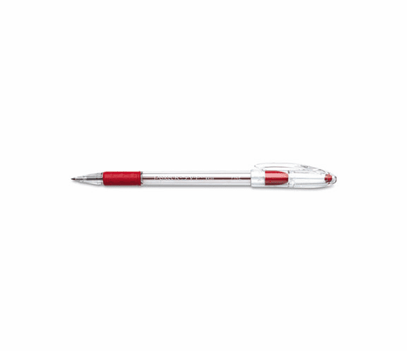 PENBK90B R.S.V.P. Ballpoint Stick Pen, Red Ink, Fine, Dozen By PENTEL OF AMERICA