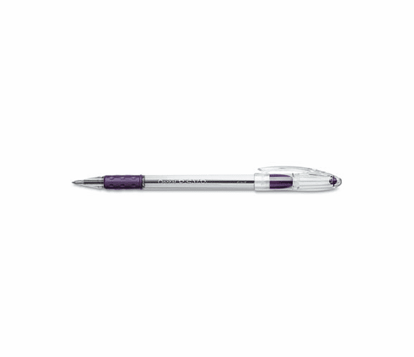PENBK90V R.S.V.P. Ballpoint Stick Pen, Violet Ink, Fine, Dozen By PENTEL OF AMERICA
