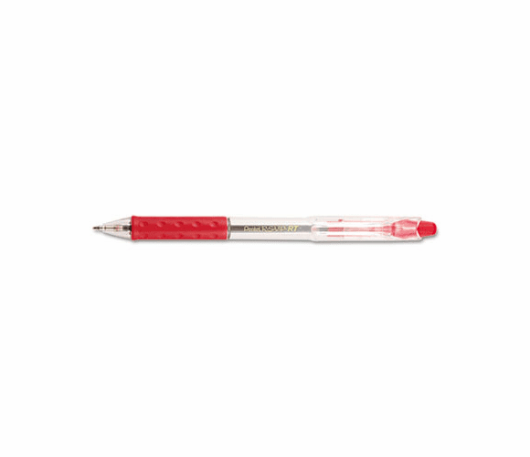PENBK93B R.S.V.P. RT Ballpoint Retractable Pen, Red Ink, Medium, Dozen By PENTEL OF AMERICA