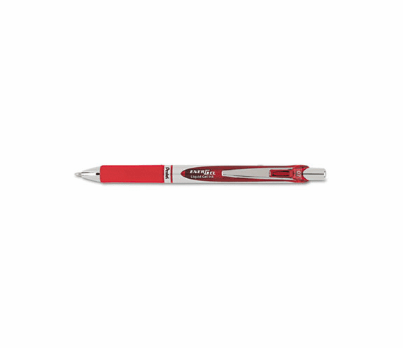 PENBL77B EnerGel RTX Roller Ball Retractable Gel Pen, Red Ink, Medium By PENTEL OF AMERICA