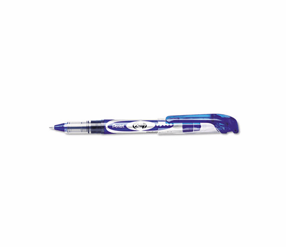 PENBLD97C 24/7 Roller Ball Capped Free-Flowing Liquid Pen, Blue Ink, Medium, Dozen By PENTEL OF AMERICA