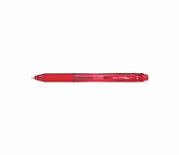 PENBLN105B EnerGel X Roller Ball Retractable Gel Pen, Red Ink, Fine, Dozen By PENTEL OF AMERICA