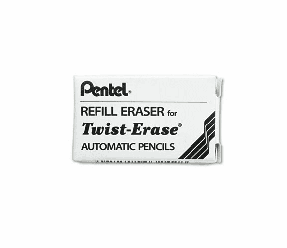 PENE10 Eraser Refills, E10, 3/Tube By PENTEL OF AMERICA