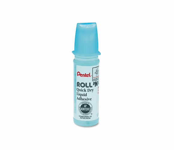 PENER101 Roll'n Glue Liquid Adhesive, 1.01 oz, Liquid By PENTEL OF AMERICA