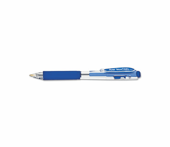 PENK437C WOW! Retractable Gel Pen, Blue Ink, Medium, Dozen By PENTEL OF AMERICA