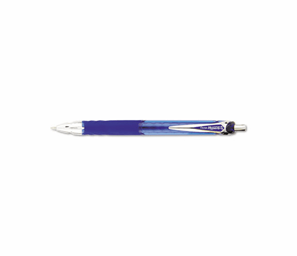 PENKL257C Hyper-G Roller Ball Retractable Gel Pen, Blue Ink, Medium, Dozen By PENTEL OF AMERICA