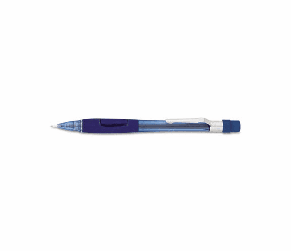PENPD347TC Quicker Clicker Mechanical Pencil, 0.70 mm, Transparent Blue Barrel By PENTEL OF AMERICA