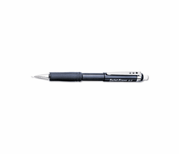 PENQE517A Twist-Erase III Mechanical Pencil, 0.70 mm, Black Barrel By PENTEL OF AMERICA