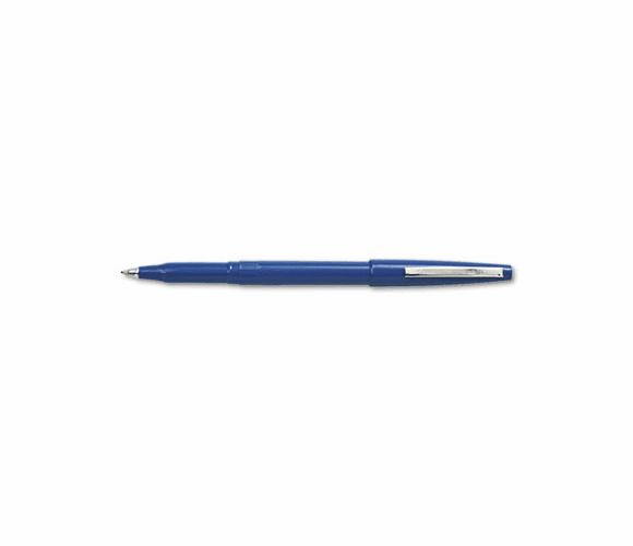 PENR100C Rolling Writer Roller Ball Capped Pen, Blue Ink, Medium, Dozen By PENTEL OF AMERICA