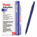 PENR100C Rolling Writer Roller Ball Capped Pen, Blue Ink, Medium, Dozen By PENTEL OF AMERICA
