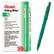 PENR100D Rolling Writer Roller Ball Capped Pen, Green Ink, Medium, Dozen By PENTEL OF AMERICA