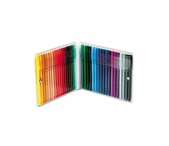 PENS36036 Fine Point Color Pen Set, 36 Assorted Colors, 36/Set By PENTEL OF AMERICA