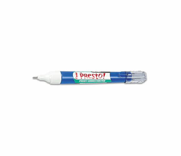PENZL62W Presto! Multipurpose Correction Pen, 7ml, White By PENTEL OF AMERICA