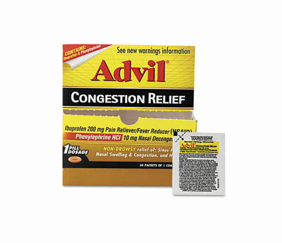 PFYBXAVCR50 Congestion Relief, 1 per Pack, 50 Packs/Box By ACME UNITED CORPORATION