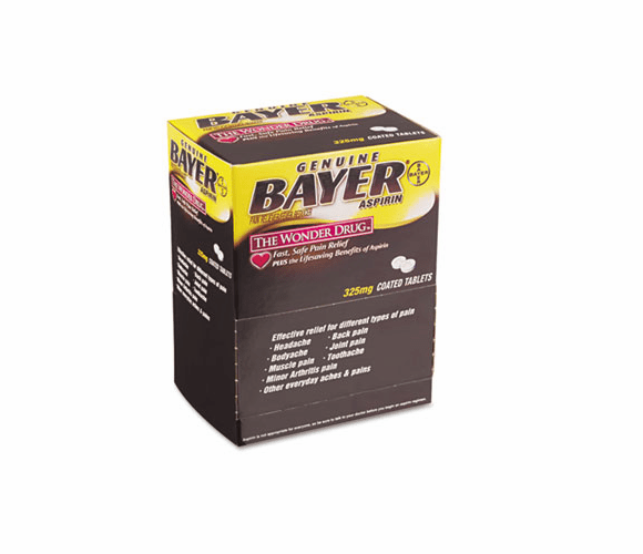 PFYBXBG50 Aspirin Tablets, 50 Two-Packs/Box By ACME UNITED CORPORATION